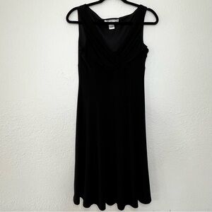 Evan Picone Sleeveless V Neck‎ Knee Length Cocktail Dress Women’s Petite Size 6P